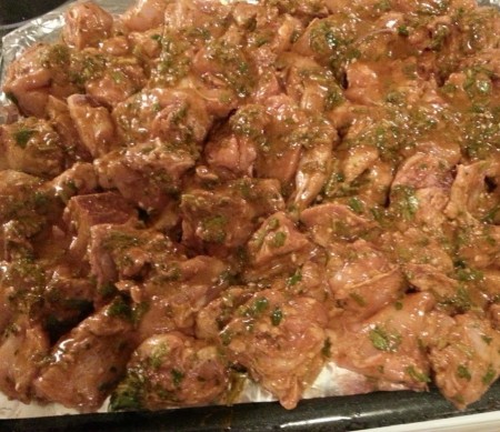 Marinated Chicken with Indian spices